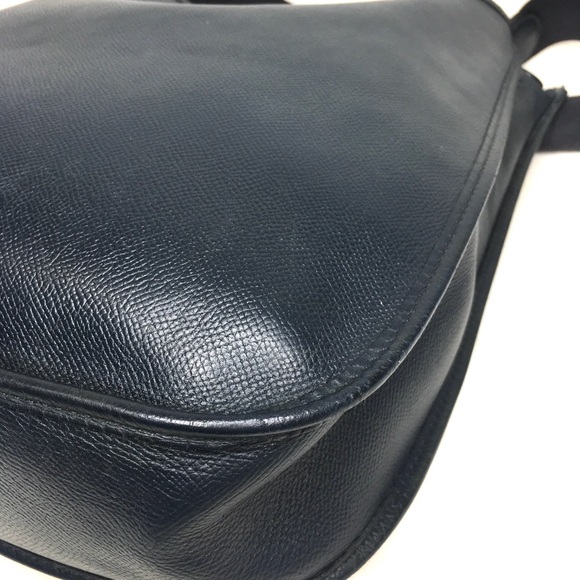 Authentic HERMES Evelyne GM crossbody bag Indigo navy leather - Picture 11 of 16